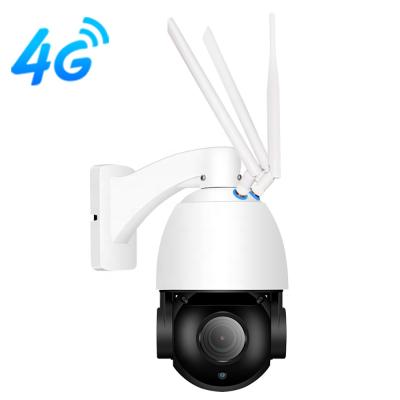 China Human Motion Tracking 2MP Wireless 4G SIM Card Security Camera 1080P HD 30X Zoom PTZ IP 360 Degree CCTV Surveillance Wireless Home Outdoor Cam for sale