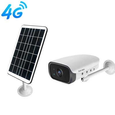 China Human Motion Tracking 4G Solar Powered Outdoor Wireless Security Camera 1080P PTZ IP Camera for sale