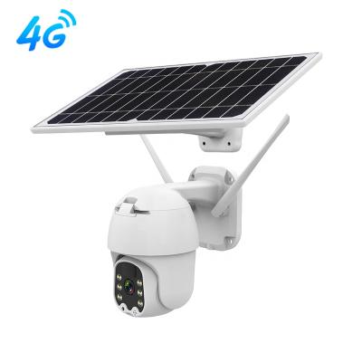 China Human Motion Tracking 2MP No Wiring 3.6mm 4G SIM Card Solar Power PTZ Remote Infrared Smart Camera P2P Examination CCTV IP66 Camera for sale