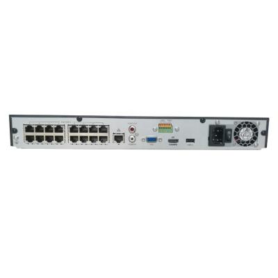 China 4K 8MP 16CH POE NVR3216-P16 System 2 Ports NVR System 2 SATA HDD Slot H.265 Network Video Recorder for sale