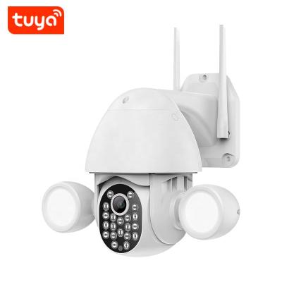 China Human Motion Tracking 2021 Outdoor Hot Selling Security 3MP/5MP FloodLight PTZ Smart Home IP Camera Wifi Radio for sale