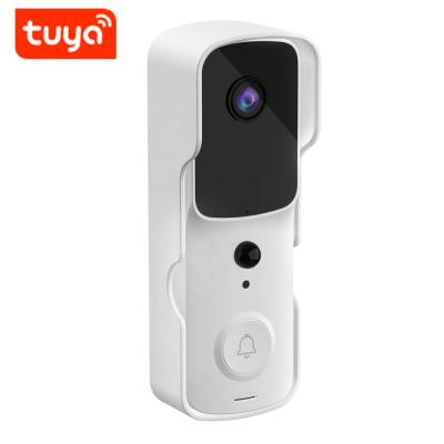 China Smartphone wireless intercom camera doorbell ABS wifi visual doorbell with battery chime strenuous option for sale