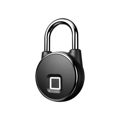 China High Security Hardware Wireless Fingerprint Security Padlock For Bag Bike Cabinet Mini Fingerprint Smart Lock TS-P22 for sale