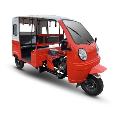 China Passenger 150CC 200CC 250CC Three Wheeler Tricycle Passenger Motorcycle Tricycle With Sunshade Cabin Cover for sale