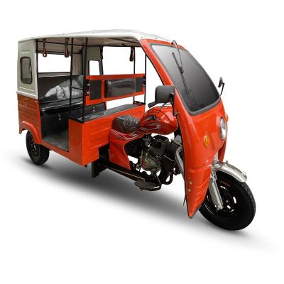 China Passenger 150CC 200CC 250CC Three Wheeler Tricycle Passenger Motorcycle Tricycle With Sunshade Cabin Cover for sale