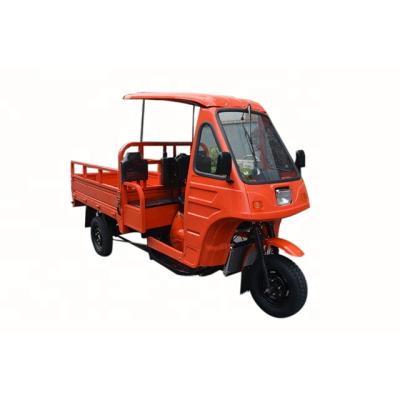 China 150CC Cargo Water Cooling Engine Cabin Cargo Tricycle / Driver Motorcycle Semi-enclosed Room Three Wheel for sale