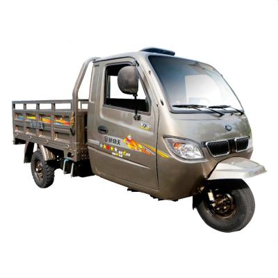 China Cargo 800CC MOTORIZED CARGO GAS POWERED TRICYCLE WITH CABIN WITH STEERING WHEEL for sale