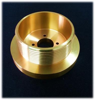 China CNC Machining Preciaion Brass Turned Parts For Military , Cylindricity 0.005mm for sale