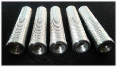 China CNC Aluminium Turned Parts Antislip Surface 25mm Long Inner Screw Thread for sale