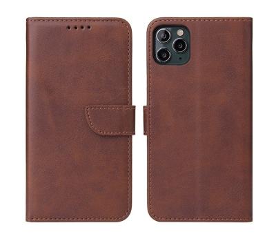 Cina High Quality Leather Wallet Bag PU Leather Credit Card Holder For iphone 12 Flip Cover Protective Case in vendita