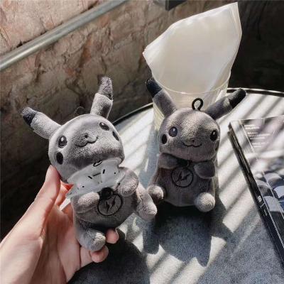 China New Pikachu Lightning Plush Cartoon Anti-fall Cute Soft Cover Earphone Protective Case For Airpods 1/2 for sale