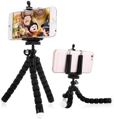 China Portable Flexible Flexible Octopus Tripod Selfie Phone Camera Holder Mount Bendable Holder For Smartphone for sale