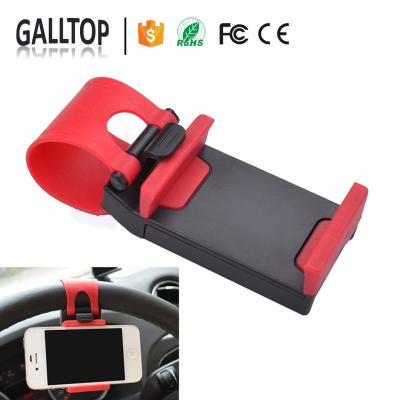 China Universal Mobile Phone Holder Car Steering Wheel Phone Mount Phone Holder Car Holder Clip For Mobile Phone Holder for sale