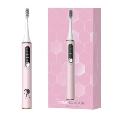 China OEM Private Label Rechargeable Wholesale Automatic Sonic Toothbrush Rose Gold Travel and Household for sale