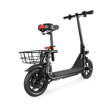 China China factory supply wholesale aluminum alloy with basket bicycle for adults 12 inch electric scooter for sale