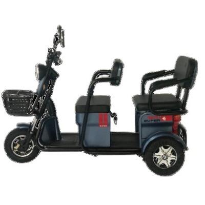 China 2022 steel best safety and popular adult electric passenger and cargo tricycles for sale for sale