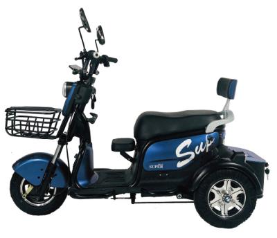 China Hot sale cheap electric tricycles steel open style three wheel e bicycle family and kids e bike for sale for sale