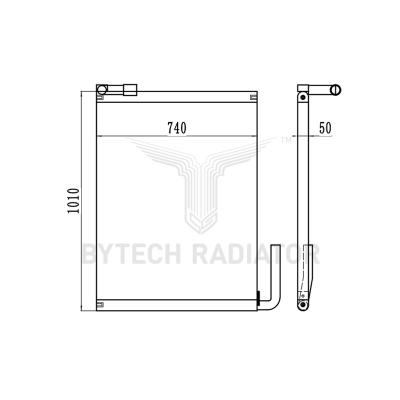 China Crawler Excavator Good Quality SK230-6E Excavator Oil Cooler Factory Price for sale