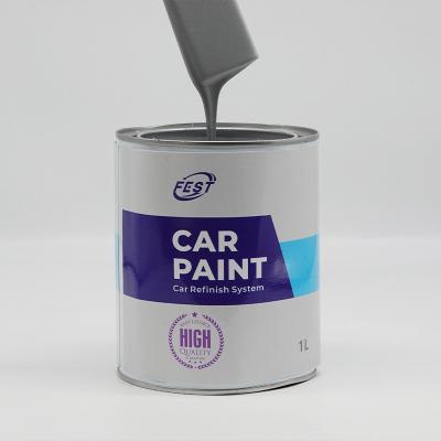 China Pintura de automóvil de plata de 1K Polyurethane Base Coat Pintura de reparación de automóviles 15um en venta