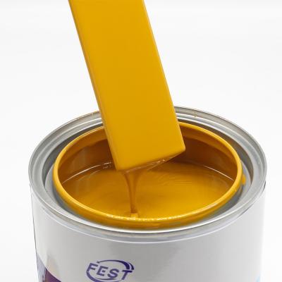 China Automotive Body Coating Car Paint 2K Solid Color Metallic PU Topcoat Auto Refinish Repair for sale