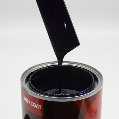 China Autocoating 2k Auto Refinish Verf Zwart Acrylhars Polurethane Autosproeiverf 60um Te koop