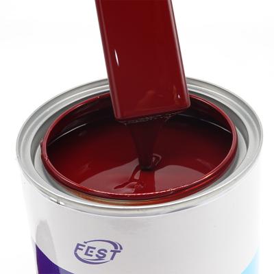 China Polyurethane Acrylic Paint 1K Color Car Base Coat Color Paint Refinish  Auto Coating for sale