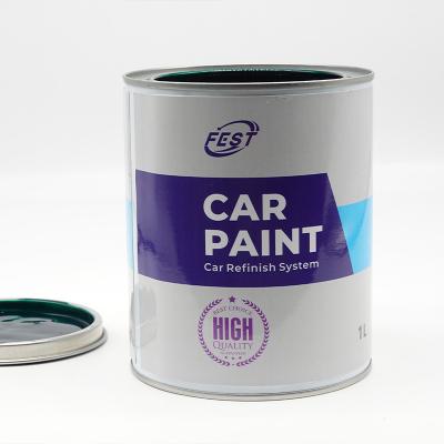 China Good Price 1K Basecoat Colors Paint Green Car Paint Touch Paint Car Refinish Paint for sale