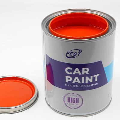 China 15-25um Automotive Car Paint Vermelho Metallic Paint Car Refinish Paint à venda