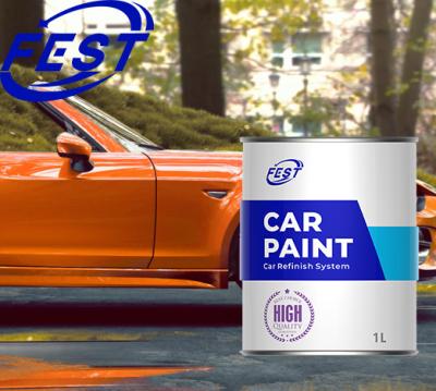 China Auto Coating Car Refinishing Paint Suppliers 1k Pearl Red Paint for sale