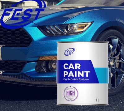 China Blue Car Paint 1K Basecoat Paint  For Car Refinish Auto Refinishing Supplies for sale