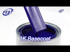 glossy auto body filling base coating blue car scratch 1k car paint for automotive