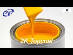 yellow car paint top coat automotive paint supplies 2k top coat