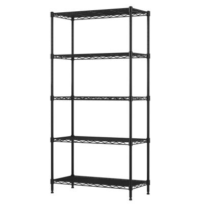 China Sustainable Wholesale Present Multi Functional Stainless Steel Closet Wire Shelving Bathroom Storage Rack for sale