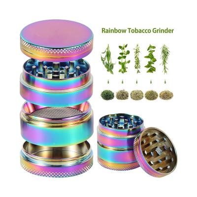 China Wholesale Custom Metal Grinding Logo Miller Crusher 40mm 50mm 55mm 63mm Herbal Tobacco Smoking 4 Layer Tobacco Herb Grinder Other Grinders for sale