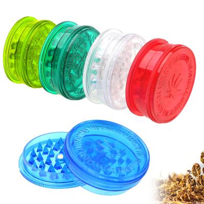 China CNC Sharp Teeth Wholesale Custom Logo Grinder Accessories Plastic Grinder Herb Grinder Miller Layer Herb Tobacco Tobacco for sale