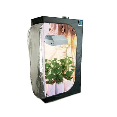 China Easily Assembled 3x3ft 40x40x80inch 100*100*200cm Hydroponic Mylar Grow Tent with Sight Glass and Floor Tray for Indoor Plant Growing for sale