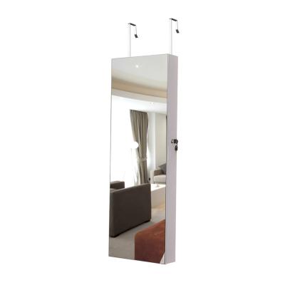 China Living Room Convertible Multifunctional New Design Hanging Mirror Storage Jewelry Wall Mounted Cabinet for sale