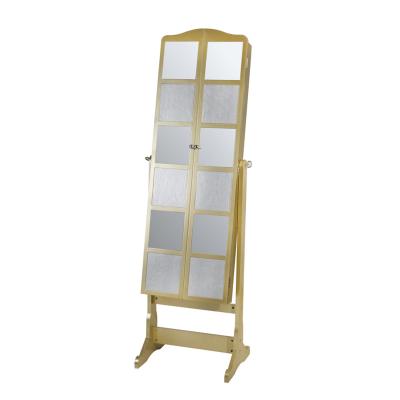 China Customization multi-functional hot-selling furniture mirror jewelry cabinet solid wood storage cabinet for sale