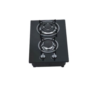 China China Stove Factory Two Burner Commercial Gas Cooker Built In Glass Stove Burner Cooker for sale