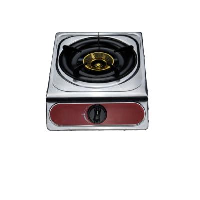 China Hotel Home Appliance Stainless Steel Table Top China Gas Stove Single Burner for sale