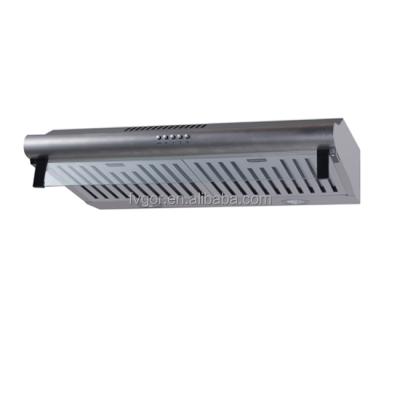 China Commercial Kitchen Chimney Hood 600mm Popular Stainless Steel Filter High Quality Thin Range Hood for sale