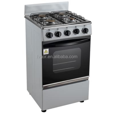 China Commercial gas stove 50cm burner with oven horno de cocina for sale