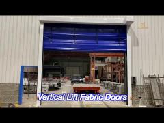 ISO 9001 Fast Stacking Doors PVC Window Fabric Roll Up Garage Doors