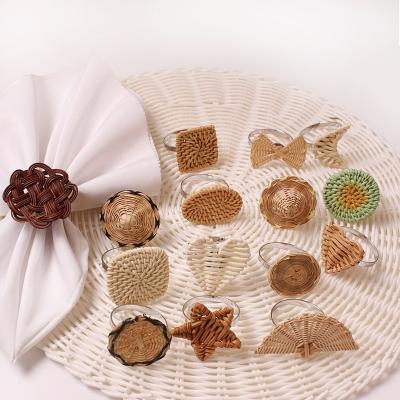 China Sustainable Homemade Napkin Rings from Burlap for sale