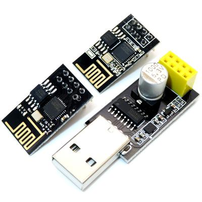 China Other ESP01 Programmer Adapter UART GPIO0 ESP-01 Adaptater ESP8266 CH340G USB to ESP8266 Wifi Development Board Serial Wireless Module for sale