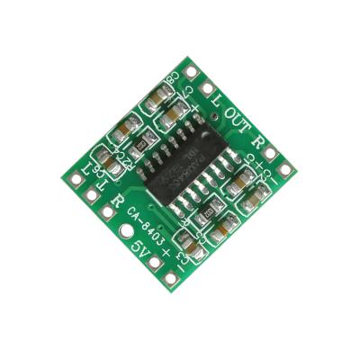 China CA-8403 5V Small Digital Sound Board Amplifier Board 2 * 2.5 High Efficiency | 3W D Class PAM8403 Power 5V CA-8403 for sale