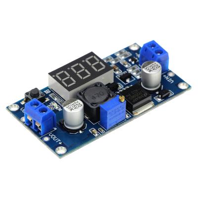 China DC-DC 4.5-40V 43mm*21mm*14mm Adjustable Voltage Regulator Module Digital Display Step-Down Power Supply Module for sale