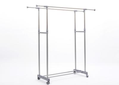 China H110T Retractable Folding Clothes Drying Rack Stainless Steel And PP Connector for sale