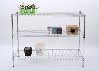 China H312 Modern Style Carbon Steel Metal Display Shelf 3 - Tier Easy To Assemble for sale