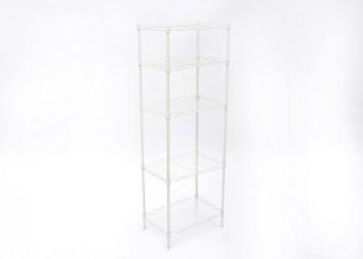 China O pó H164 revestiu ajustável e as unidades multi-funcionais do shelving do fio, 5 séries Metal prateleiras do armazenamento à venda